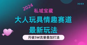(11541期)私域宝藏:大人玩具情趣赛道合规新玩法,零投入,私域超高流量成单率高-金鼎聊项目