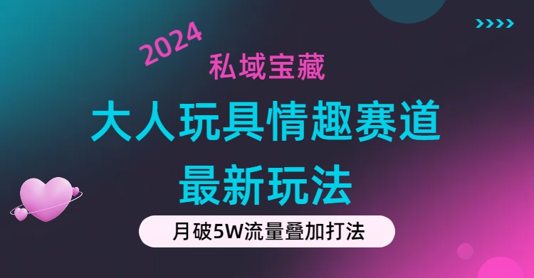 （11541期）私域宝藏：大人玩具情趣赛道合规新玩法，零投入，私域超高流量成单率高-金鼎聊项目