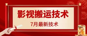 7月29日最新影视搬运技术，各种破百万播放-金鼎聊项目