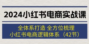 （12003期）2024小红书电商实战课：全体系打造 全方位梳理 小红书电商逻辑体系 (42节)-金鼎聊项目
