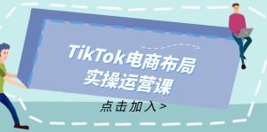 (12156期)TikTok电商布局实操运营课:从新手到精通,成为TikTok带货运营高手-金鼎聊项目