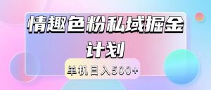 2024情趣色粉私域掘金天花板日入500+后端自动化掘金-金鼎聊项目