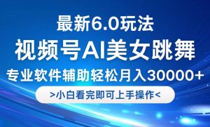 视频号最新6.0玩法，当天起号小白也能轻松月入30000+-金鼎聊项目