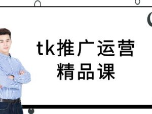 tk推广运营精品课-tiktok跨境电商教程-金鼎聊项目