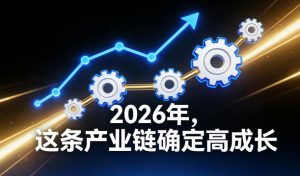 付费文章：2026年，这条产业链确定高成长-金鼎聊项目