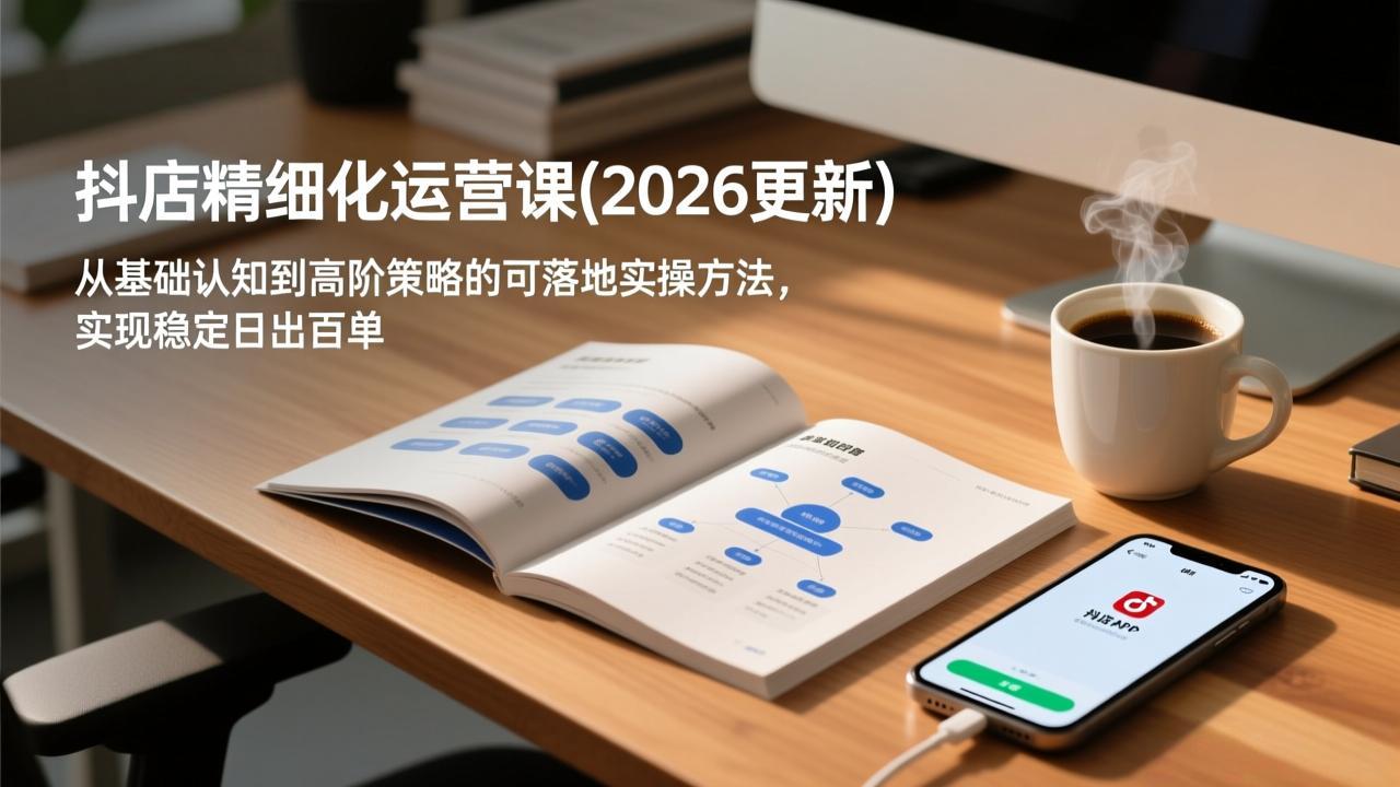 抖店精细化运营课(2026更新-金鼎聊项目