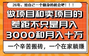 为什么卖项目能轻松月入10个W,而做项目却真正賺不到什么钱?原因竟然是这个!【揭秘】-金鼎聊项目