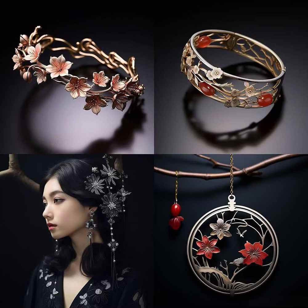 图片[5]-463个Midjourney珠宝摄影提示词：覆盖全品类珠宝，AI设计秒出专业效果-金鼎聊项目