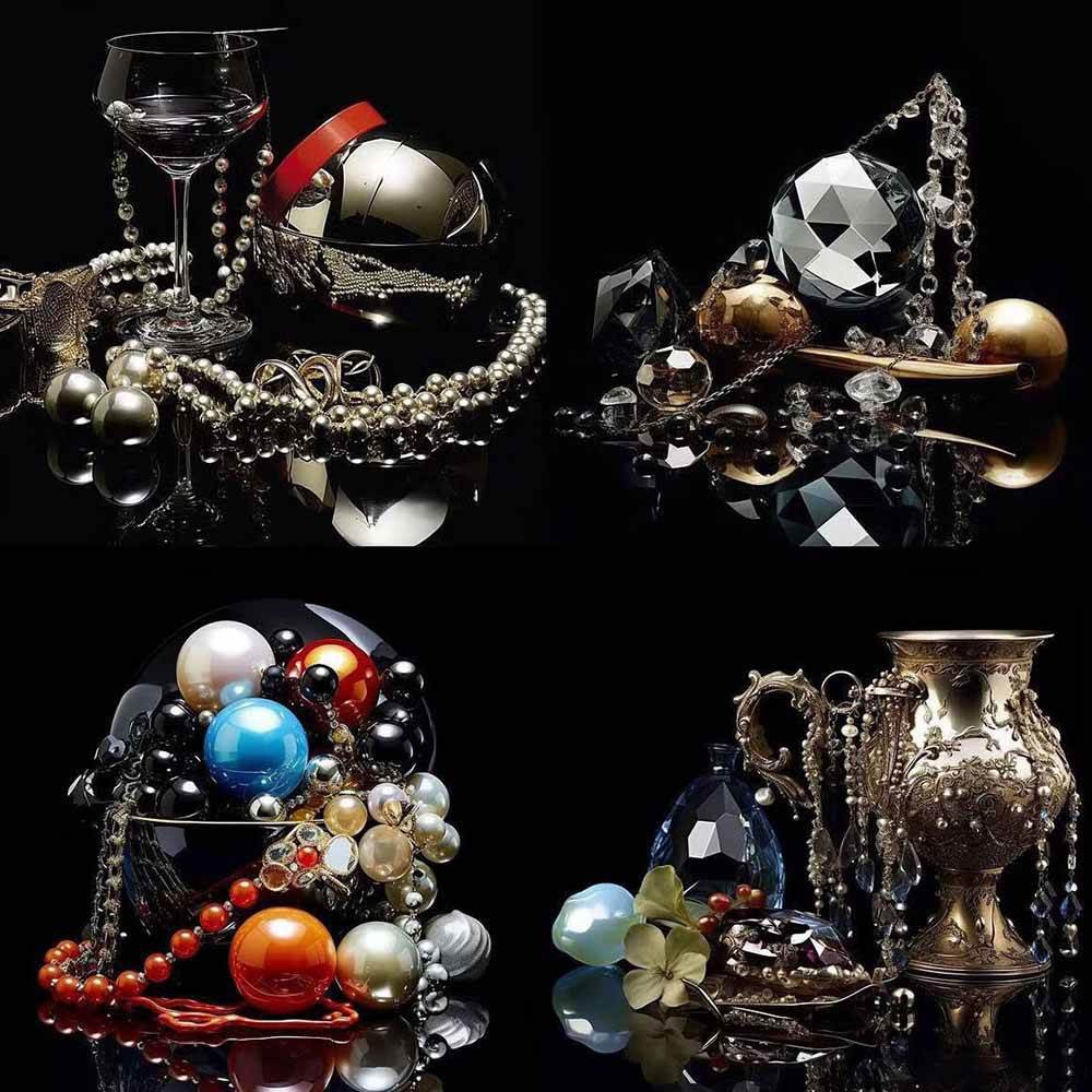 图片[6]-463个Midjourney珠宝摄影提示词：覆盖全品类珠宝，AI设计秒出专业效果-金鼎聊项目