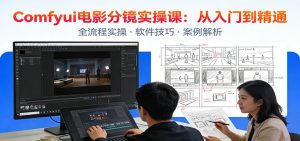 ComfyUI电影分镜实操课：分镜一致性，全流程AI视频制作，零基础也能做专业分镜-金鼎聊项目