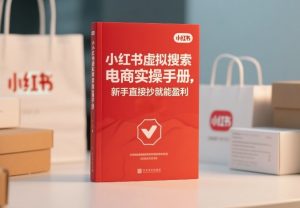 小红书虚拟搜索电商实操手册,新手直接抄就能盈利-金鼎聊项目