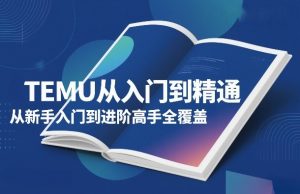 TEMU从入门到精通,从新手入门到进阶高手全覆盖-金鼎聊项目