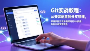 Git实战教程：从安装配置到分支管理，掌握实际开发中最常用的Git技能，告别代码管理混乱-金鼎聊项目