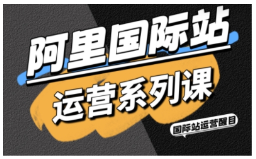 阿里国际站运营系列课，涵盖精准引流、直通车与全站推实战SOP，搭配AI效率工具包与高阶增长玩法(更新)-金鼎聊项目
