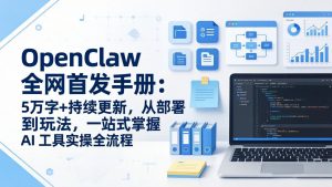 OpenClaw 全网首发手册:5万字+持续更新,从部署到玩法,一站式掌握 AI 工具实操全流程-金鼎聊项目