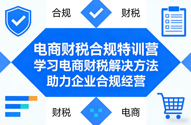 电商财税合规特训营，学习电商财税解决方法，助力企业合规经营-金鼎聊项目