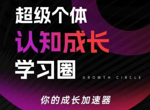 超级个体认知成长学习圈，你的成长加速器，用认知破局，用行动变现(更新)-金鼎聊项目