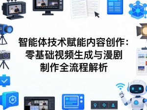 AI智能体技术赋能内容创作：零基础视频生成与漫剧制作全流程解析-金鼎聊项目