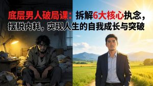 付费文章：底层男人破局课：拆解 6 大核心执念，摆脱内耗，实现人生的自我成长与突破-金鼎聊项目