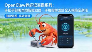 OpenClaw养虾记实操系列-更新：手把手部署本地智能助理，手机指挥龙虾全天候搞定杂活-金鼎聊项目