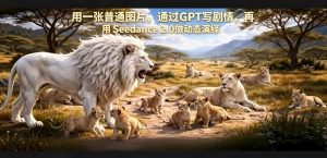 用一张普通图片，通过GPT写剧情，再用Seedance 2.0做动态演绎，居然能生成迪士尼风格搞笑动画-金鼎聊项目
