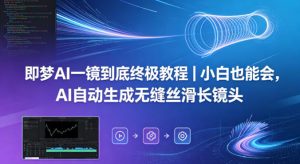 即梦AI一镜到底终极教程｜小白也能会，AI自动生成无缝丝滑长镜头-金鼎聊项目