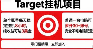 海外平台Target，正规运营商合作、技术兜底长期稳定、防风控、任务不断档、收益透明、灵活提…-金鼎聊项目