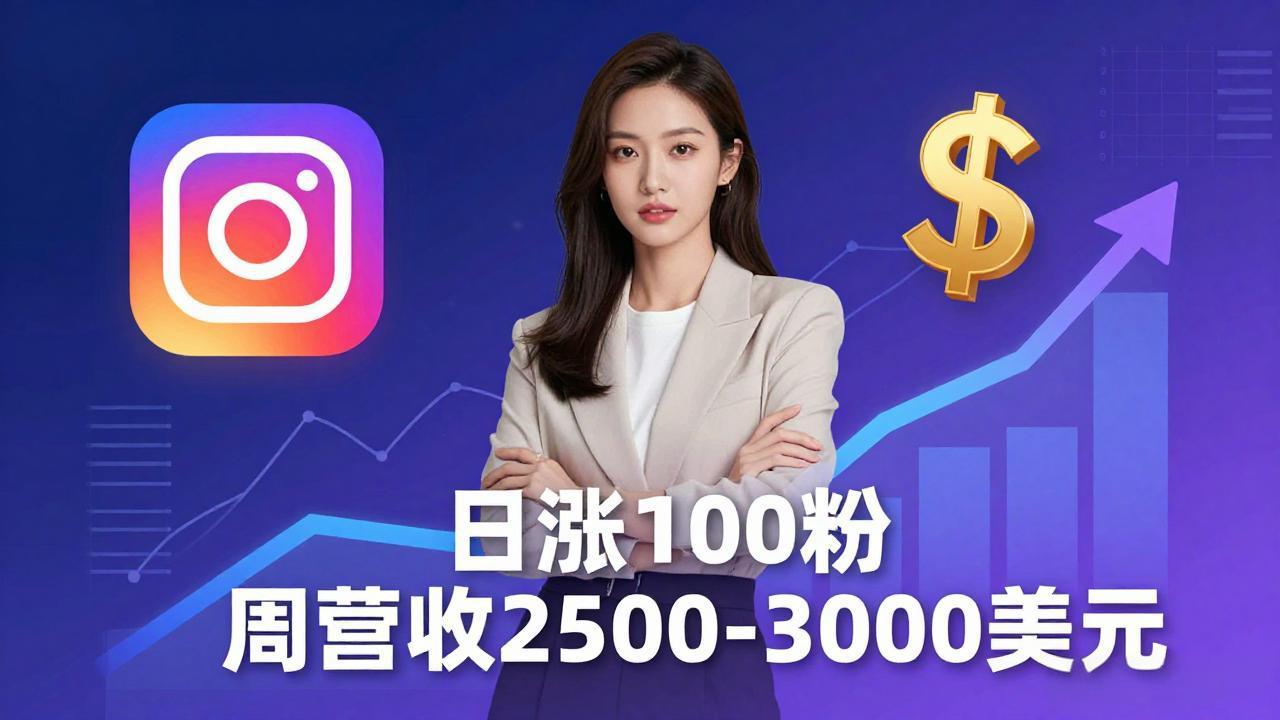 想做数字产品？Sheri亲授：日涨100粉、每周2500至3000美元的营收，Instagram躺着赚-金鼎聊项目