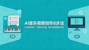 AI音乐视频创作8步法：从写歌到成片，无需专业功底，新手也能快速出作品-金鼎聊项目